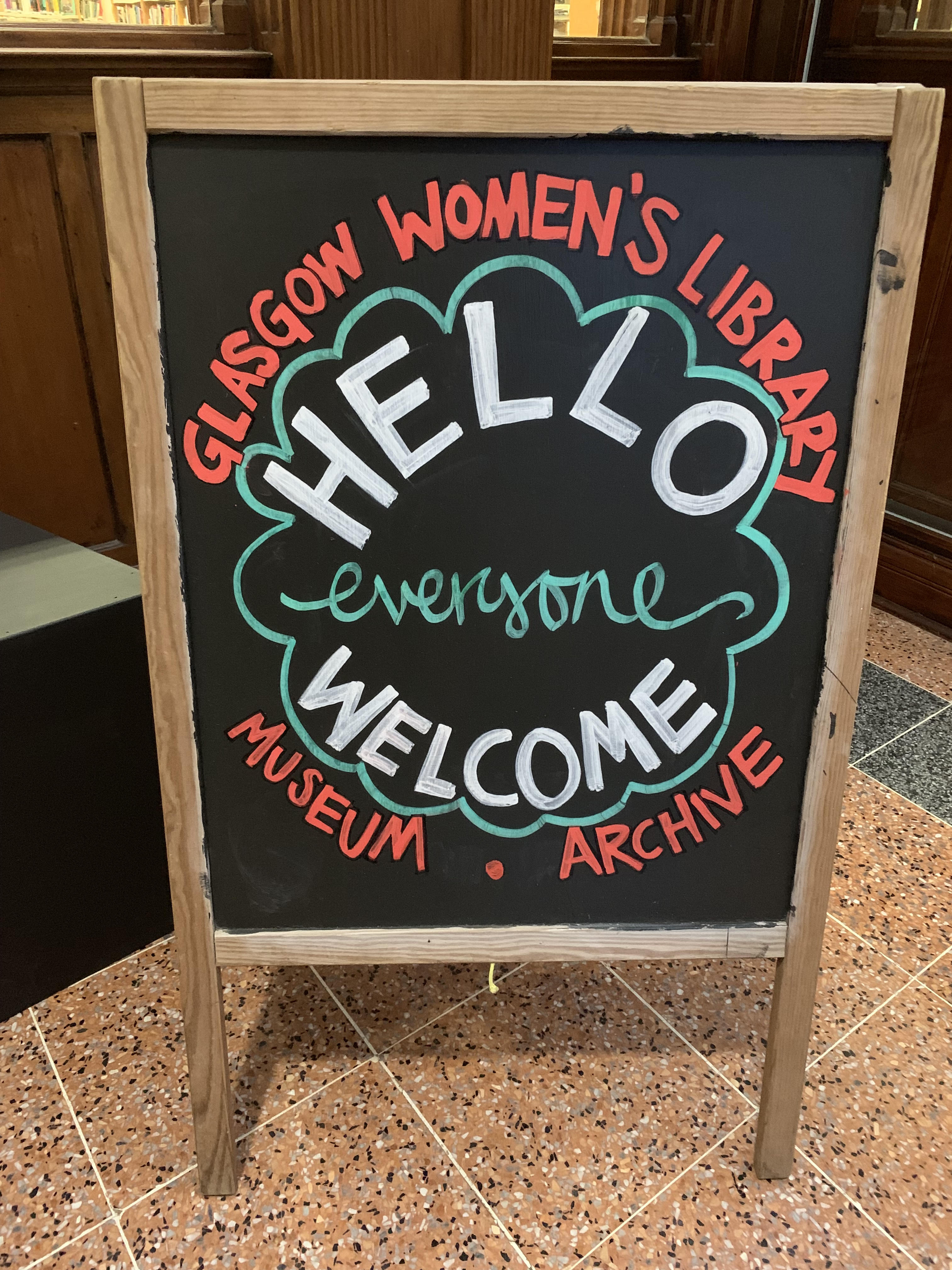 Glasgow Women's Library Poster