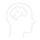 head with brain illustration