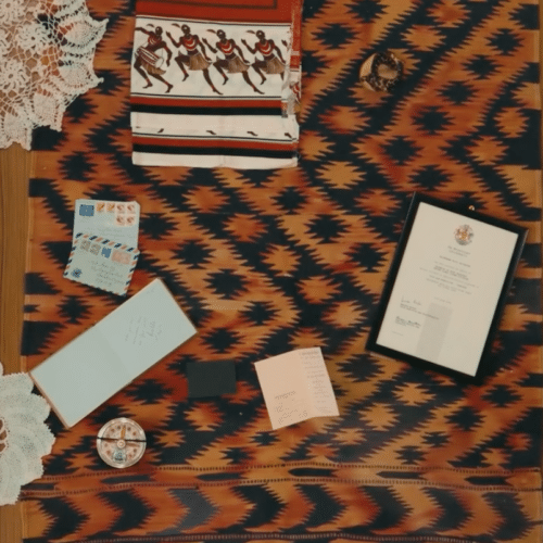 Image of a range of objects relating to the partition section of the British Library's Secret Maps exhibition